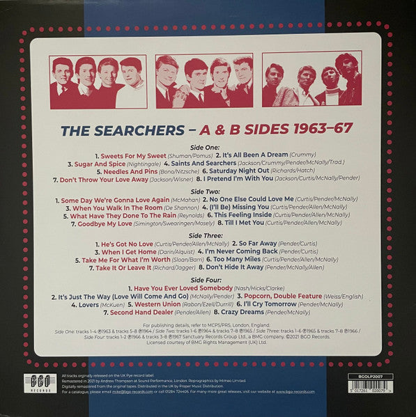 The Searchers : A & B Sides 1963-67 (2xLP, Comp, RM)