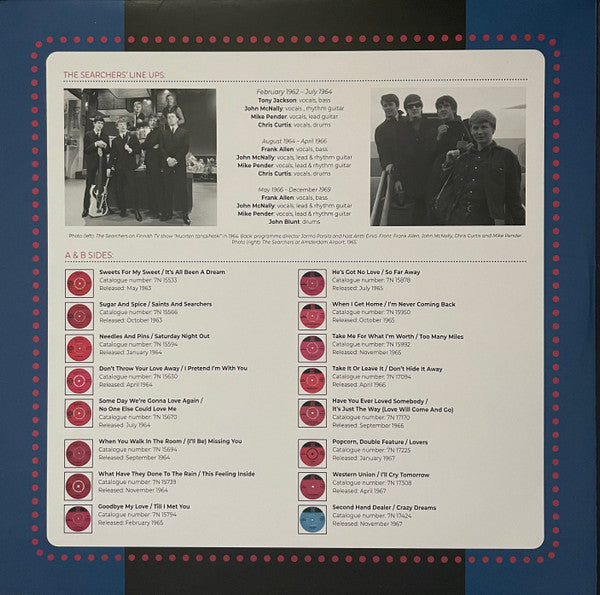 The Searchers : A & B Sides 1963-67 (2xLP, Comp, RM)