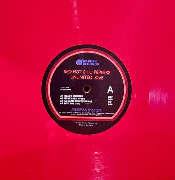 Red Hot Chili Peppers : Unlimited Love (2xLP, Album, Ltd, Red)
