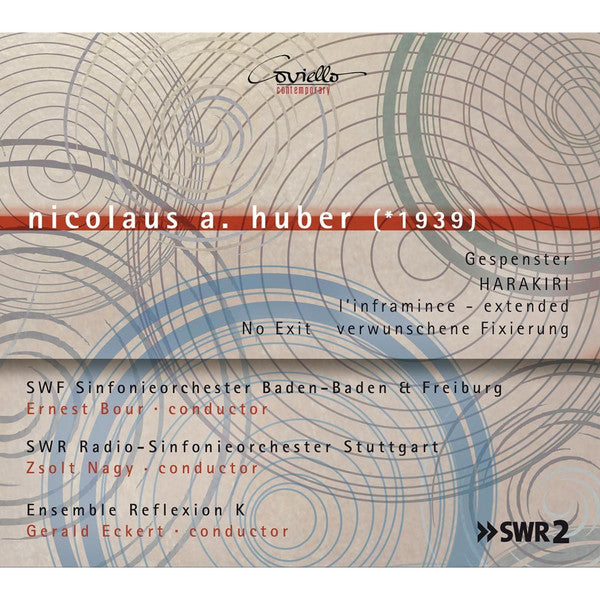 Nicolaus A. Huber | SWR Sinfonieorchester Baden-Baden Und Freiburg, Ernest Bour / Radio-Sinfonieorchester Stuttgart, Zsolt Nagy / Ensemble Reflexion K, Gerald Eckert : Gespenster · HARAKIRI · L'inframince - Extended · No Exit Verwunschene Fixierung (CD, Album)