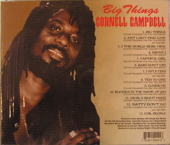 Cornell Campbell : Big Things (CD, Album)