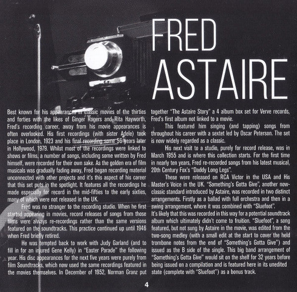 Fred Astaire : The Complete Studio Recordings - 1955-1962 (CDr, Comp, Mono)