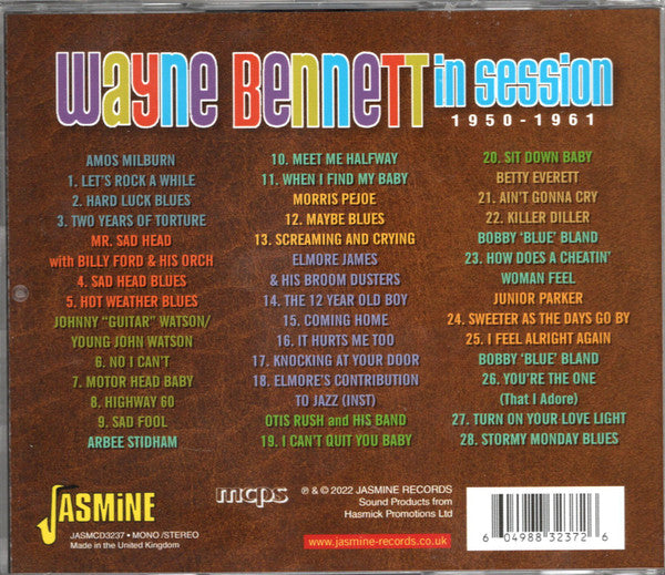 Wayne Bennett (2) : In Session - 1950-1961 (CDr, Comp, Mono)