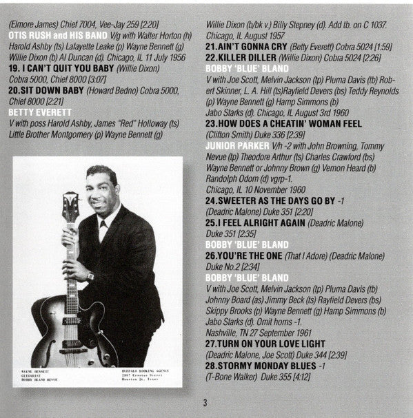 Wayne Bennett (2) : In Session - 1950-1961 (CDr, Comp, Mono)