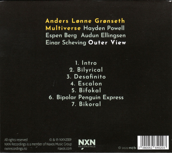 Anders Lønne Grønseth, Multiverse (7) : Outer View (CD, Album)