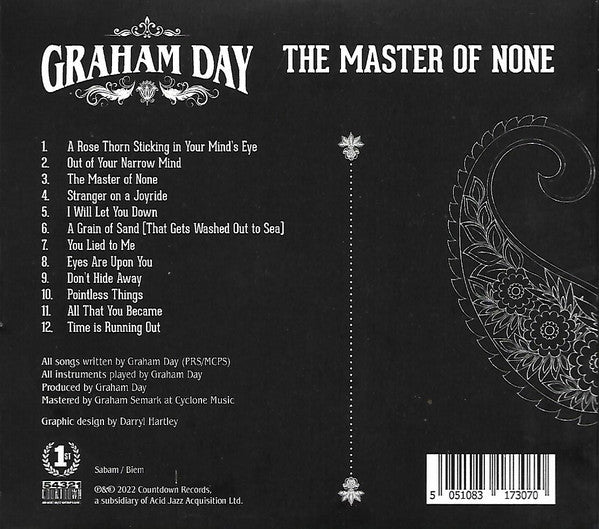 Graham Day : The Master Of None (CD, Album)