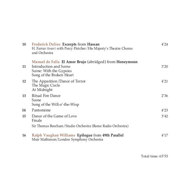 Various : Music For Stage And Screen  (CD, Comp, RM)