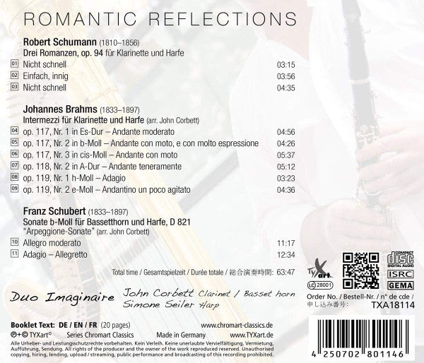 Duo Imaginaire : Romantic Reflections (CD, Album)
