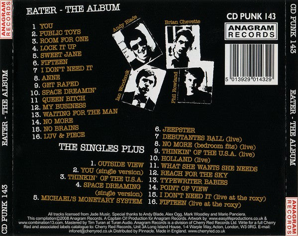 Eater (2) : The Album (CD, Album, RE + CD, Comp)
