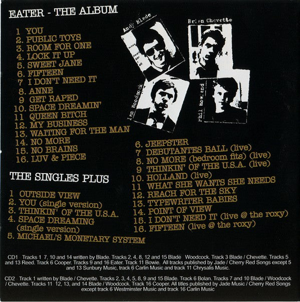 Eater (2) : The Album (CD, Album, RE + CD, Comp)