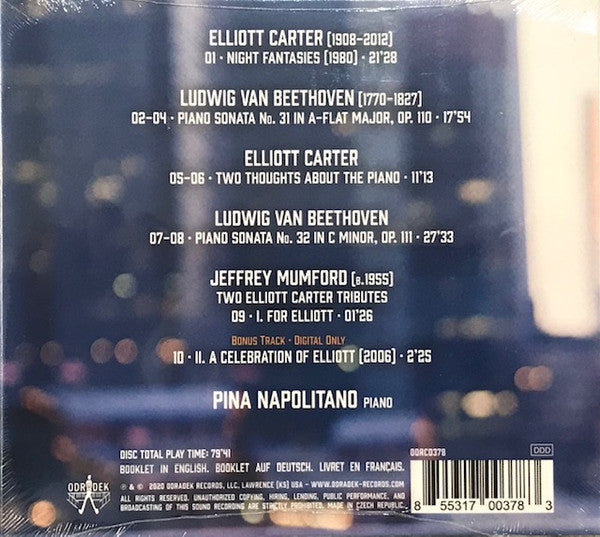 Pina Napolitano, Elliott Carter, Ludwig van Beethoven, Jeffrey Mumford : Tempo E Tempi (CD, Album, Comp)