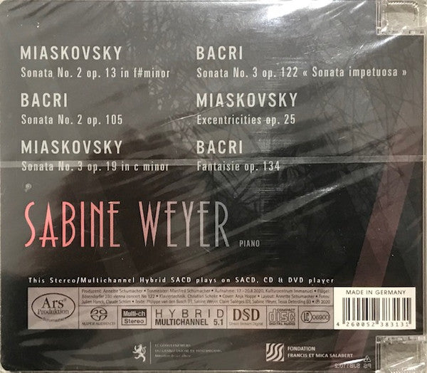 Nikolai Myaskovsky, Nicolas Bacri - Sabine Weyer : Mysteries (SACD, Hybrid, Multichannel, Album)