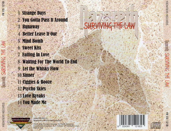 Nazareth (2) : Surviving The Law (CD, Album)