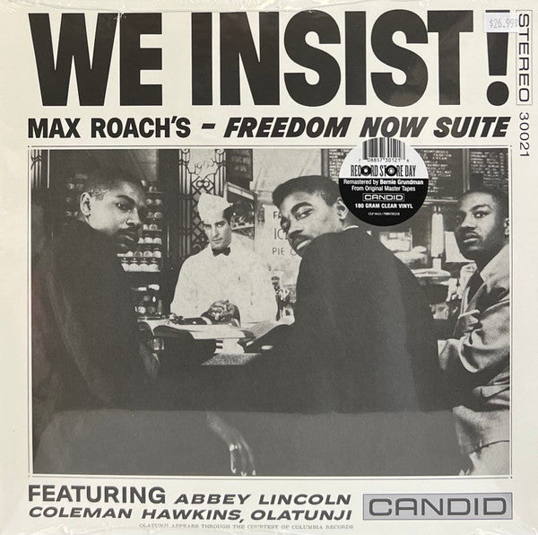Max Roach : We Insist! Max Roach's Freedom Now Suite (LP, Album, RSD, RE, RM, Cle)