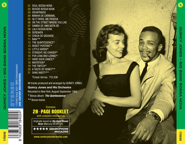 Quincy Jones : Big Band Bossa Nova (CD, RE)