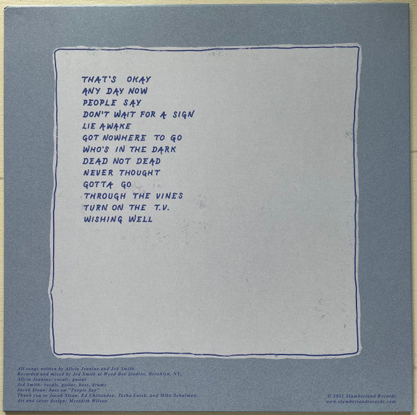 Jeanines : Don't Wait For A Sign (12", Album, Ltd, Blu)