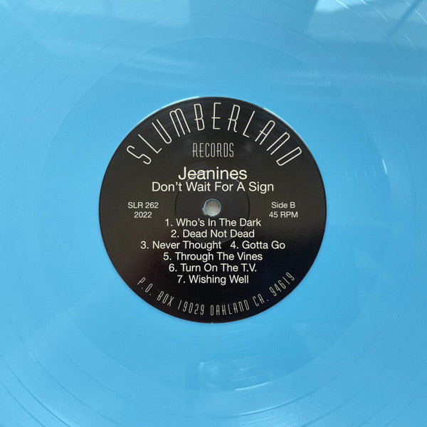Jeanines : Don't Wait For A Sign (12", Album, Ltd, Blu)