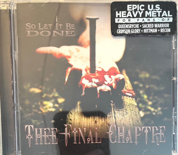 Thee Final Chaptre : So Let It Be Done (CD, Album, Ltd)