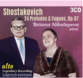 Tatiana Nikolayeva, Dmitri Shostakovich : 24 Preludes & Fugues, Op.87 (3xCD)