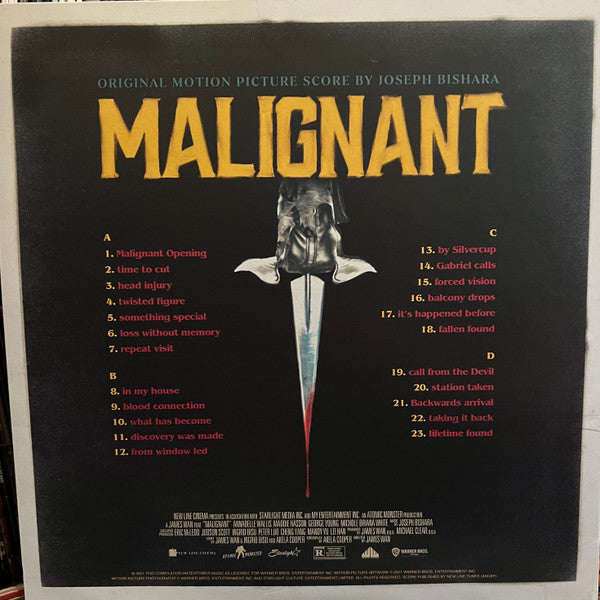 Joseph Bishara : Malignant (Original Motion Picture Score) (2xLP, Album, Dlx, Red)