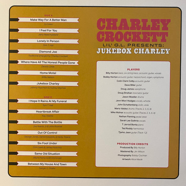 Charley Crockett : Lil' G.L. Presents: Jukebox Charley (LP, Album)