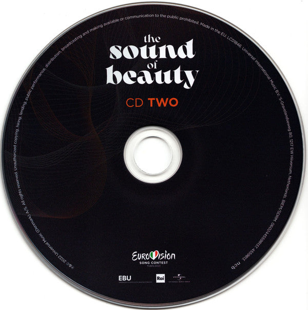 Various : Eurovision Song Contest Turin 2022 (2xCD, Album, Comp)