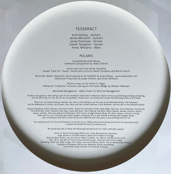 Tesseract : Polaris (LP, Album, RSD, Ltd, Pic)