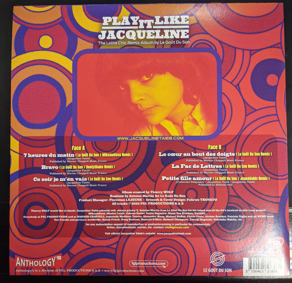 Jacqueline Taieb : Play It Like Jacqueline (LP, Album, RSD)