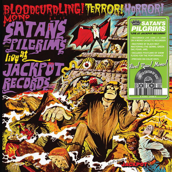 Satan's Pilgrims : Live at Jackpot Records (LP, RSD, Mono, Ltd, Gre)