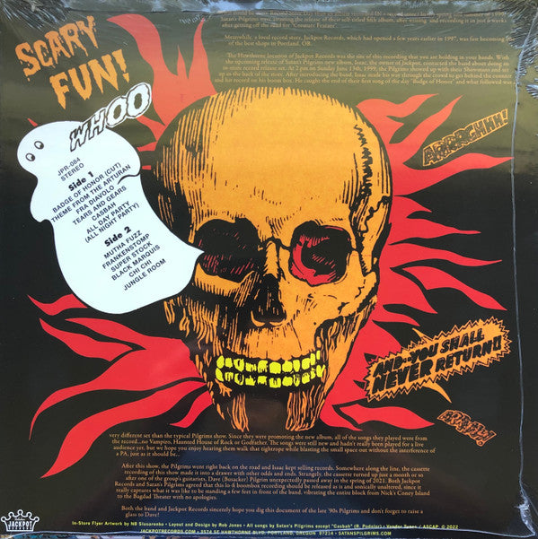 Satan's Pilgrims : Live at Jackpot Records (LP, RSD, Mono, Ltd, Gre)
