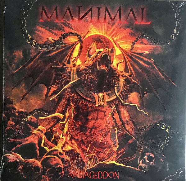 Manimal (4) : Armageddon (LP, Album, Ltd, Ora)