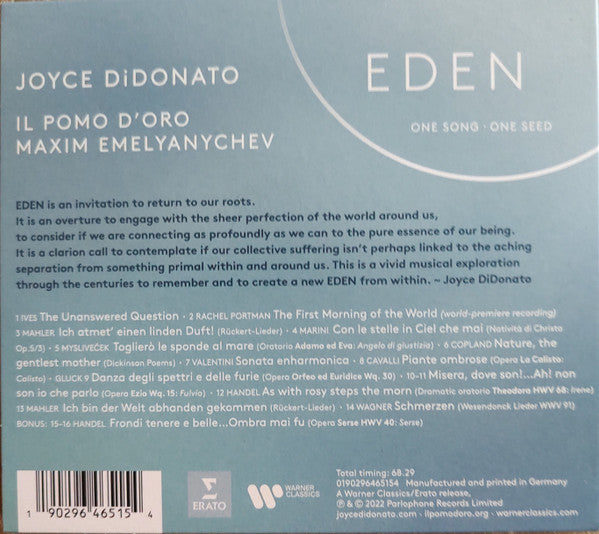 Joyce DiDonato : Eden (CD)