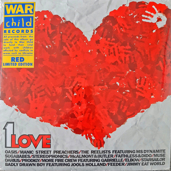 Various : 1 Love (2xLP, Album, Comp, Ltd, RE, Red)