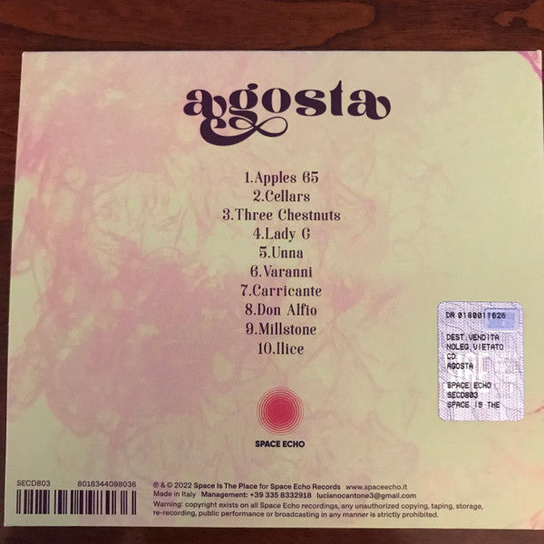 Agosta : Agosta (CD, Album)