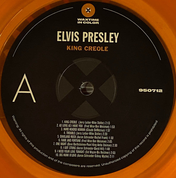 Elvis Presley : King Creole (LP, Album, Ltd, RE, Ora)