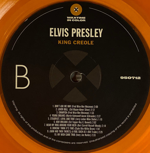 Elvis Presley : King Creole (LP, Album, Ltd, RE, Ora)