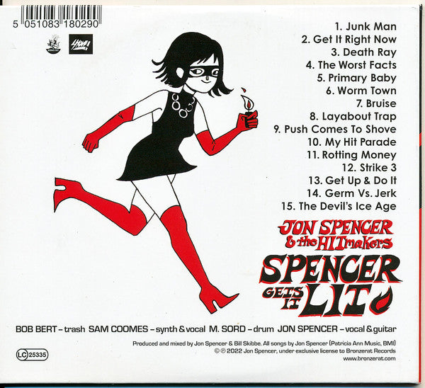 Jon Spencer & The Hitmakers : Spencer Gets It Lit (CD, Album)