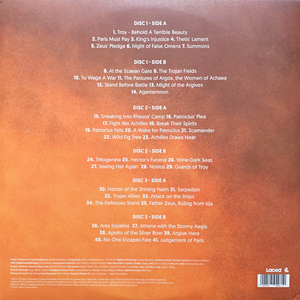 Richard Beddow, Jamie Christopherson, Timothy Michael Wynn : Troy A Total War Saga (3xLP, Dlx, Apr)