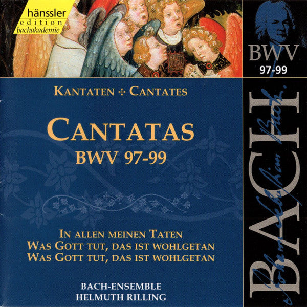 Johann Sebastian Bach : Cantatas BWV 97-99 (CD, RM)