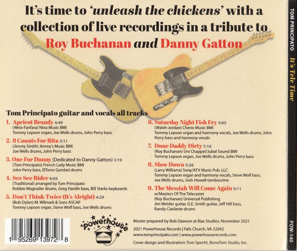 Tom Principato : It's Tele Time ! (CD, Album)