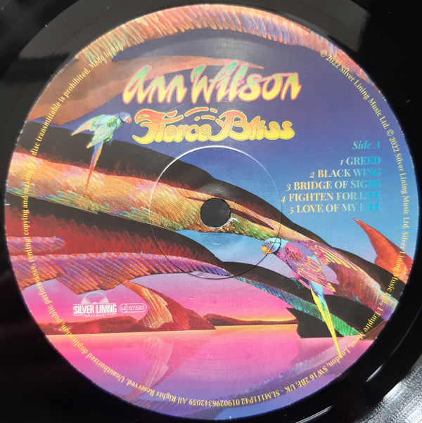Ann Wilson : Fierce Bliss (LP, Album)