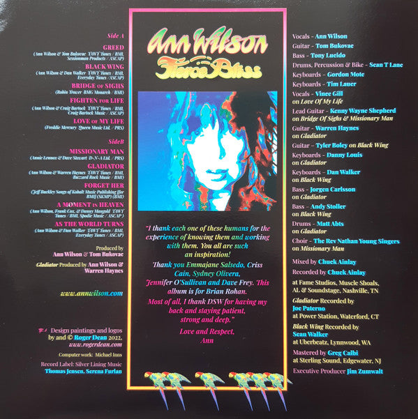 Ann Wilson : Fierce Bliss (LP, Album)