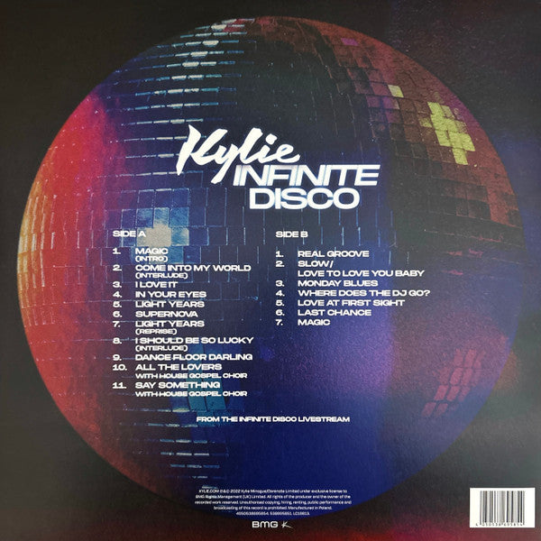 Kylie Minogue : Infinite Disco (LP, Album, Ltd, Cle)