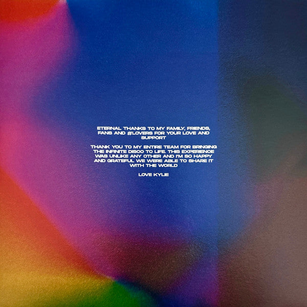 Kylie Minogue : Infinite Disco (LP, Album, Ltd, Cle)