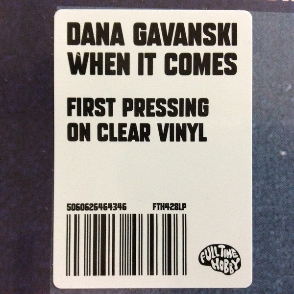 Dana Gavanski : When It Comes (LP, Album, Cle)
