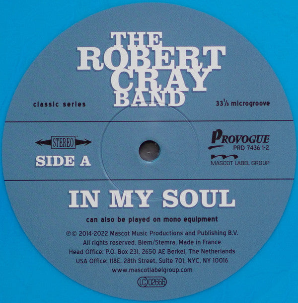 The Robert Cray Band : In My Soul (LP, Album, Ltd, RE, Lig)