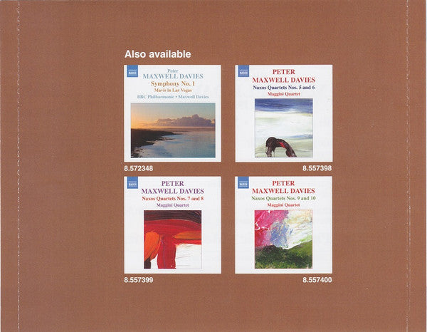 Peter Maxwell Davies, BBC Philharmonic : Symphony No. 2 & St Thomas Wake (CD, Comp, RE)