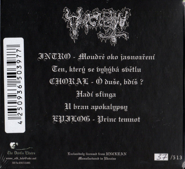 Unclean : Ten, Který Se Vyhýbá Světlu (CD, Album, Ltd, Num, RE)