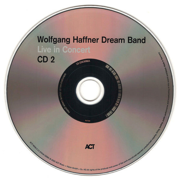 Wolfgang Haffner : Dream Band Live in Concert (2xCD, Album)