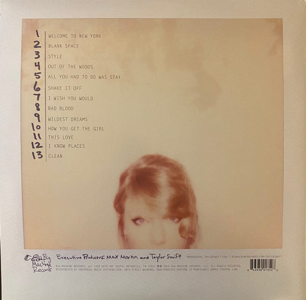 Taylor Swift : 1989 (2xLP, Album, RE, Uni)